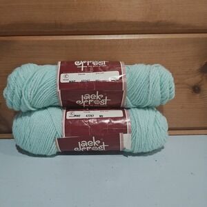 Vintage‎ Jack Frost Knitting Worsted Mint Green Yarn 100% Wintuk H3